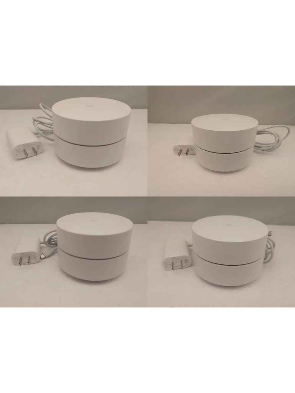 Google Wifi AC1200 Mesh Router w/ AC Adapter | 4 Pk | Model AC-1304 | GA02430-US